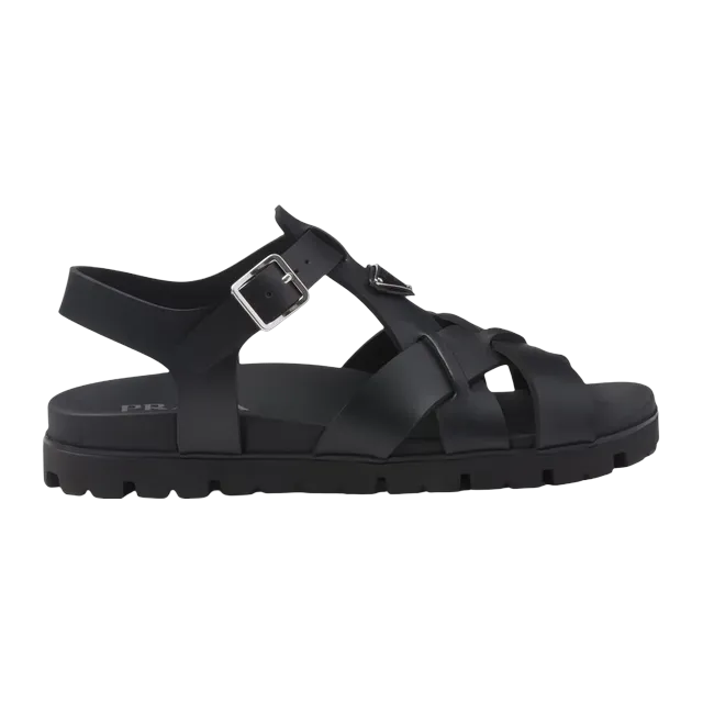 Prada Crisscross Rubber Black — Authentic Prada in stock at CLZTURE