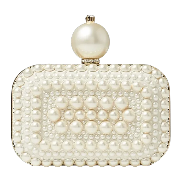Jimmy Choo Micro Cloud White — Authentic Clutches & Pouches at CLZTURE