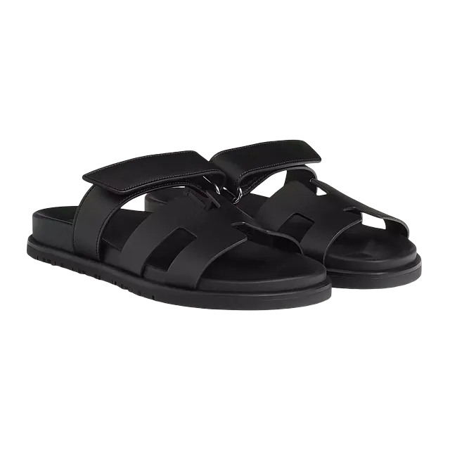 Hermès Sandals Chypre Black — Authentic Hermès in stock at CLZTURE