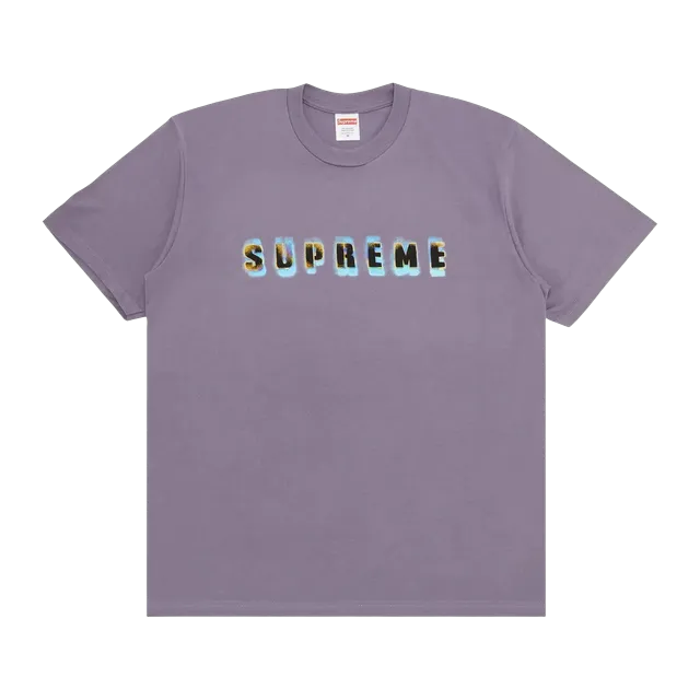 Supreme Stencil T-Shirt Dusty Purple — Authentic Supreme in stock at CLZTURE