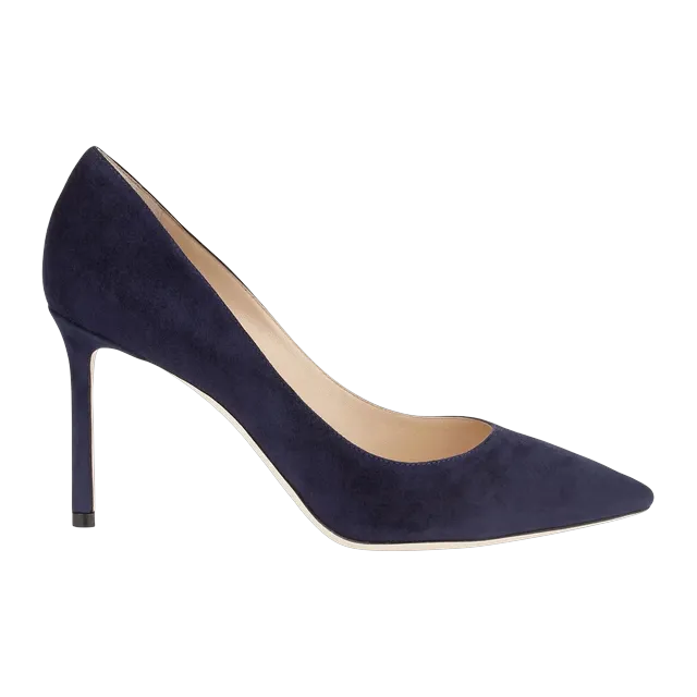 Jimmy Choo Romy 85Mm Blue — Authentic Shoes & Footwear at CLZTURE