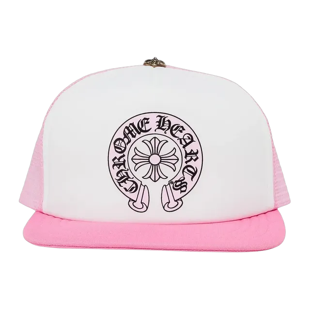 Chrome Hearts Matty Boy Sex Records Horseshoe Trucker Hat White — Authentic Accessories at CLZTURE
