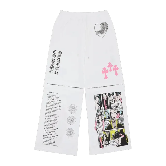 Chrome Hearts Deadly Doll Miami Exclusive Sweatpants White — Authentic Chrome Hearts in stock at CLZTURE
