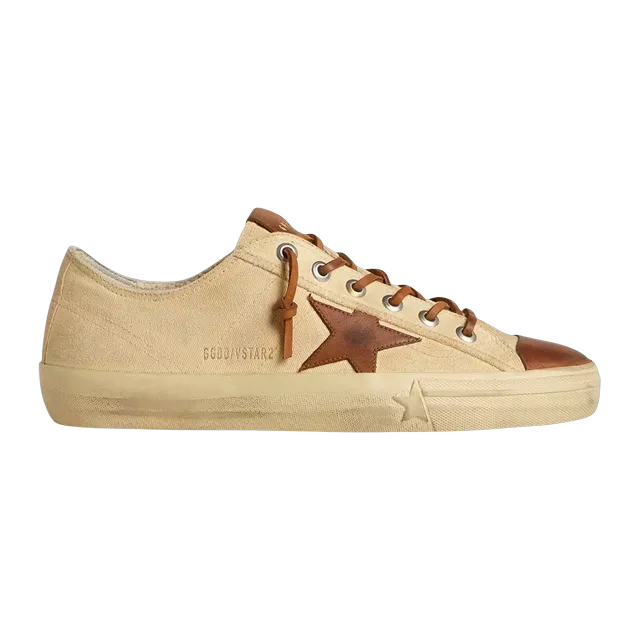 Golden Goose Sneakers V-Star Brown — Authentic Shoes & Footwear at CLZTURE