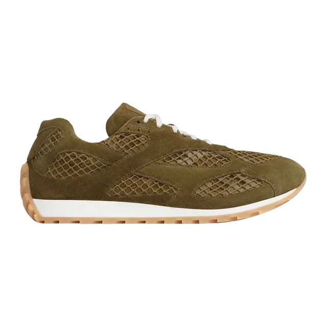 Bottega Veneta Orbit Sneaker Olive Oil — Authentic Shoes & Footwear at CLZTURE