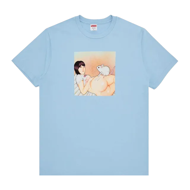 Supreme Mouse T-Shirt Powder Blue — Authentic Supreme in stock at CLZTURE