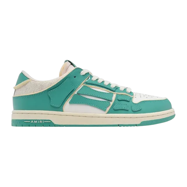 Amiri Skel Top Low Collegiate – Sea Blue White — Authentic Shoes & Footwear at CLZTURE