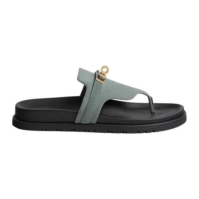 Hermès Sandals Empire Grey — Authentic Shoes & Footwear at CLZTURE