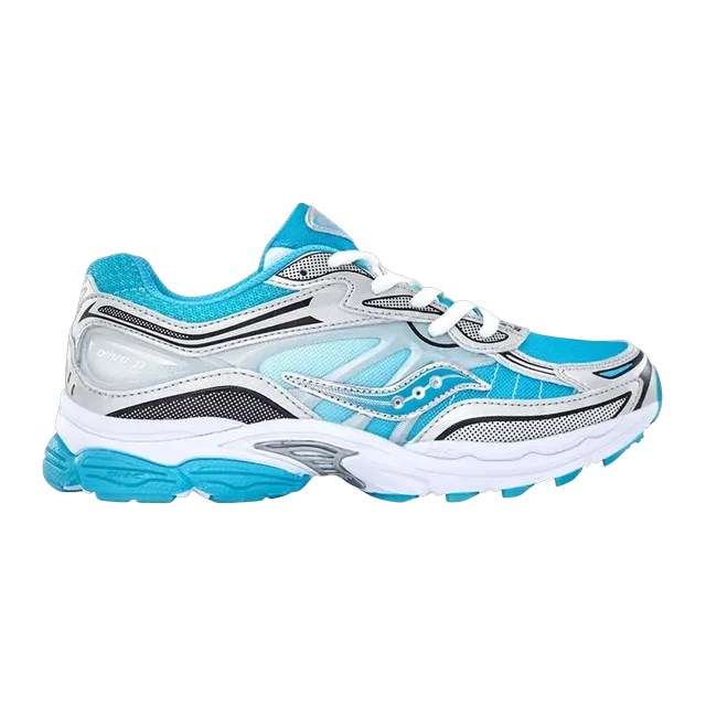Saucony Progrid Omni 9 Kdz Big Kid Scuba Silver — Authentic Shoes & Footwear at CLZTURE