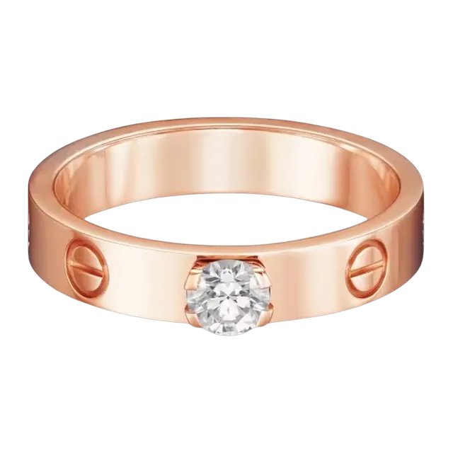 Cartier Solitaire Love Diamant Gold — Authentic Rings at CLZTURE