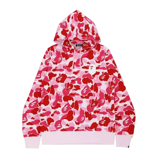 BAPE Big Abc Camo Ape Head Pullover Hoodie Pink — Authentic Hoodies & Sweats at CLZTURE
