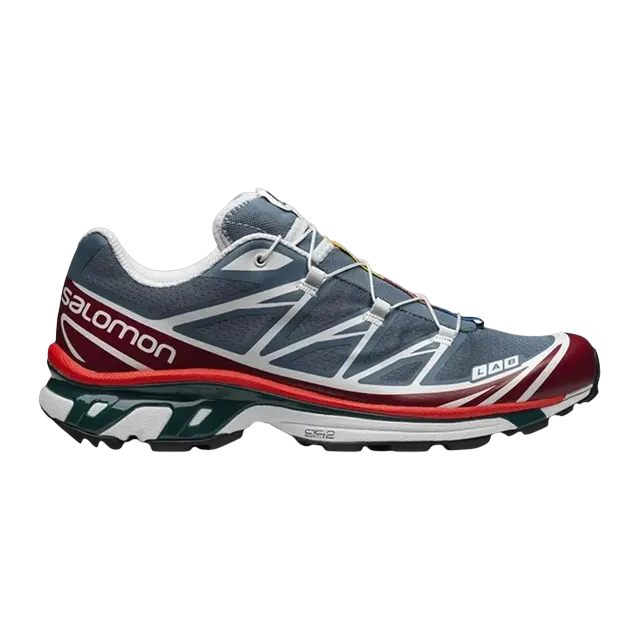 Salomon Xt-6 Ashley Blue Cherry Tomato — Authentic Shoes & Footwear at CLZTURE