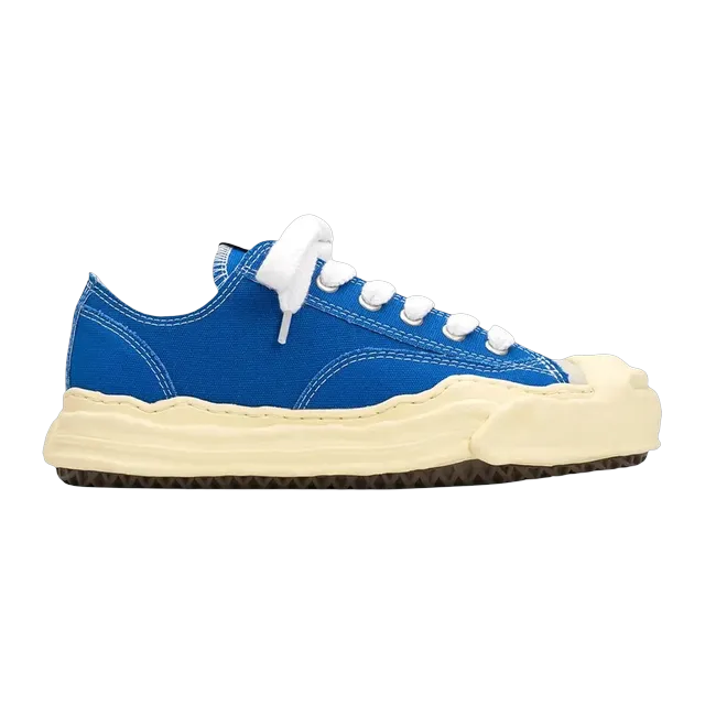 Mihara Yasuhiro Hank Vintage Sole Canvas Low Classic Blue — Authentic Shoes & Footwear at CLZTURE