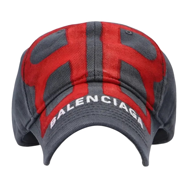 Balenciaga Bb Sprayed Cap Black — Authentic Balenciaga in stock at CLZTURE