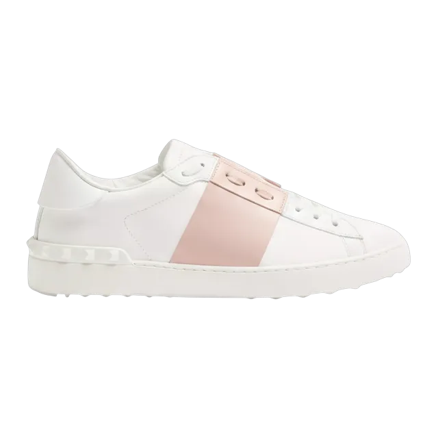 Valentino Sneakers Open White Pink — Authentic Shoes & Footwear at CLZTURE
