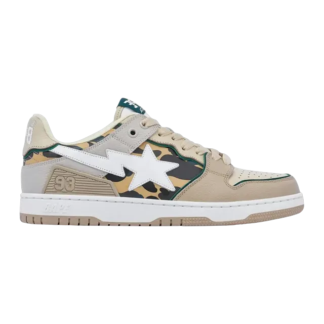 BAPE Sk8 Sta #4 Beige Camo Neutral — Authentic Shoes & Footwear at CLZTURE