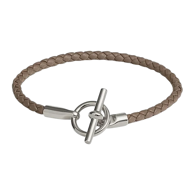 Hermès Bracelet Glénan h Grey — Authentic Jewelry at CLZTURE