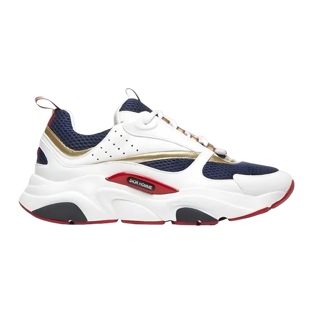 Dior Sneakers B22 White Blue Red — Authentic Shoes & Footwear at CLZTURE