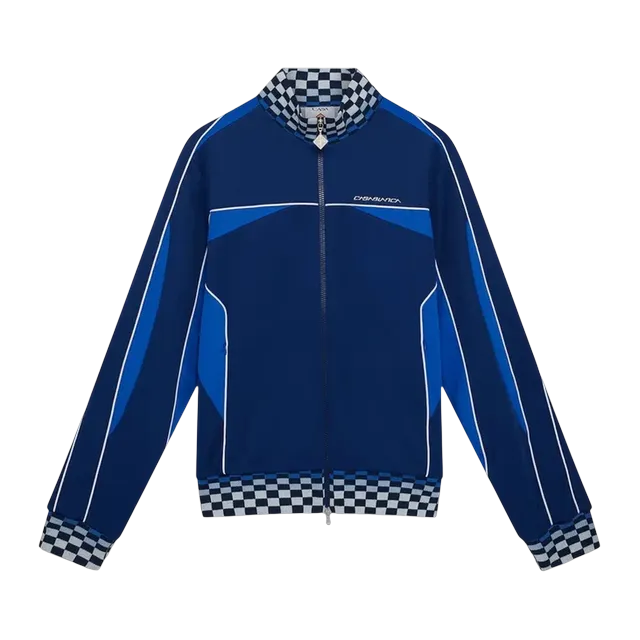 Casablanca Survêtement Tricot Navy Blue Cyber — Authentic Jackets & Outerwear at CLZTURE