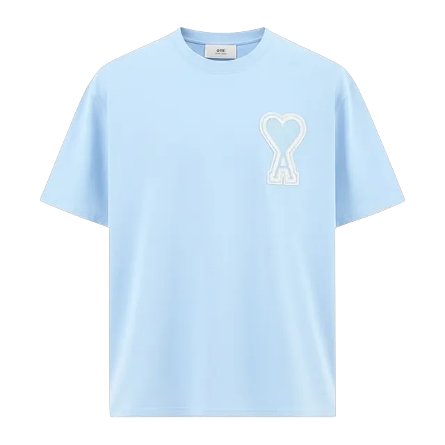 T-Shirt Ami De Coeur Light Blue — Authentic T-Shirts at CLZTURE