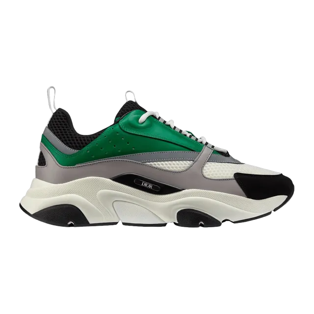 Dior Sneakers B22 Green Grey — Authentic Shoes & Footwear at CLZTURE