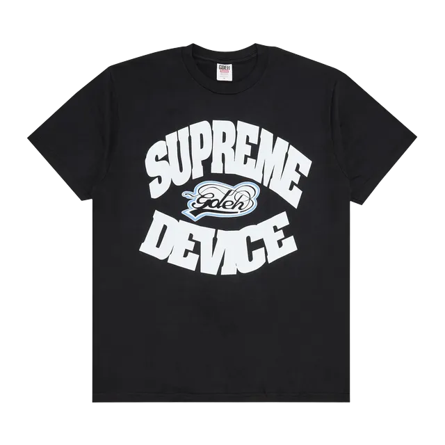Supreme x Goodenough Device T-Shirt Black — Authentic Supreme in stock at CLZTURE