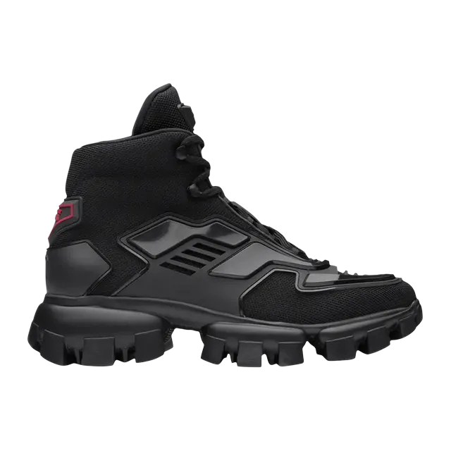 Prada Cloudbust Thunder Sneaker High Black — Authentic Shoes & Footwear at CLZTURE