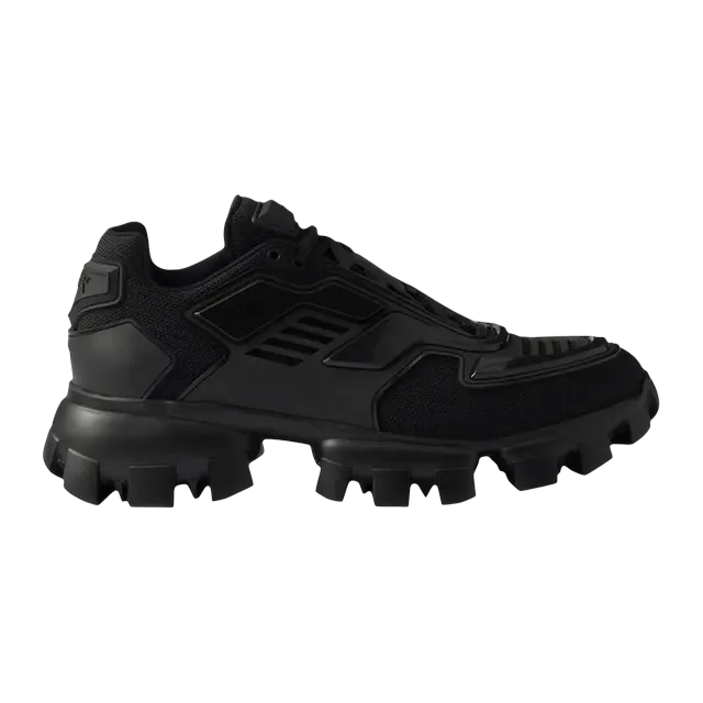 Prada Cloudbust Thunder Knit Black — Authentic Shoes & Footwear at CLZTURE