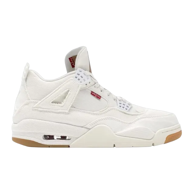 Levi’s x Air Jordan 4 Retro White Denim — Authentic Shoes & Footwear at CLZTURE