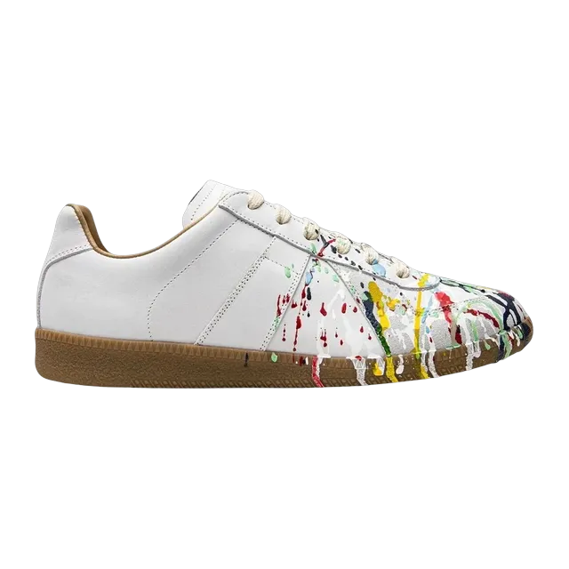 Maison Margiela Sneakers Replica Paint White — Authentic Shoes & Footwear at CLZTURE