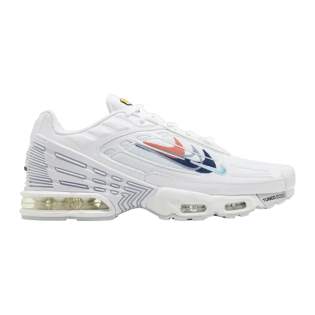 Air Max Plus 3 Multi-Swoosh – White Midnight Navy — Authentic Shoes & Footwear at CLZTURE