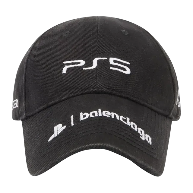 Balenciaga Ps5 Cap Black/White — Authentic Balenciaga in stock at CLZTURE