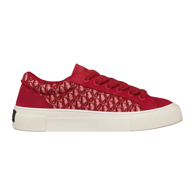 Dior Sneakers B33 Oblique Red — Authentic Shoes & Footwear at CLZTURE