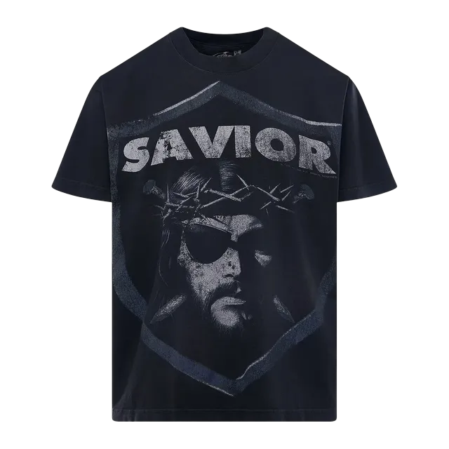 Hellstar Saviors T-Shirt Black — Authentic Hellstar in stock at CLZTURE