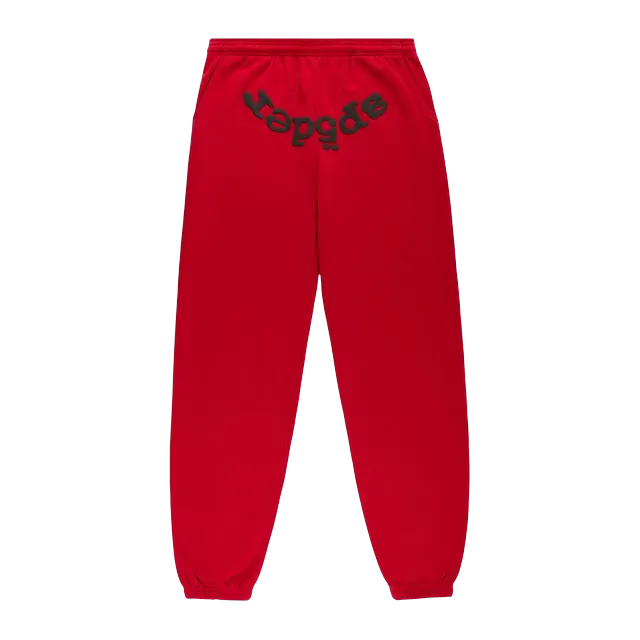 Sp5der Og Web V2 Sweatpant Red — Authentic Pants & Trousers at CLZTURE