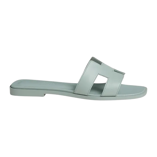 Hermès Oran Blue Glacier — Authentic Shoes & Footwear at CLZTURE