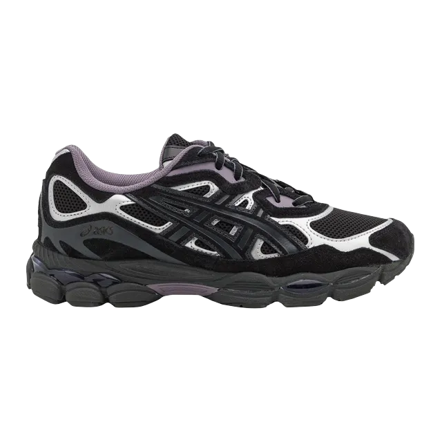 ASICS Gel NYC Black Graphite Grey Purple — Authentic Shoes & Footwear at CLZTURE
