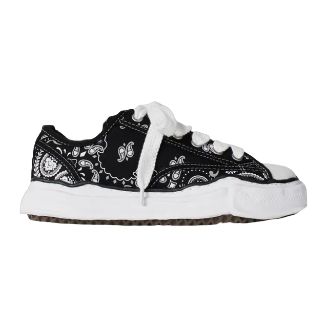 Mihara Yasuhiro Sneakers Peterson Basse Bandana Black — Authentic Shoes & Footwear at CLZTURE