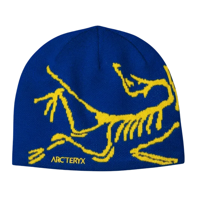 Arc'teryx Bird Head Toque Beanie Blue Yellow — Authentic Accessories at CLZTURE