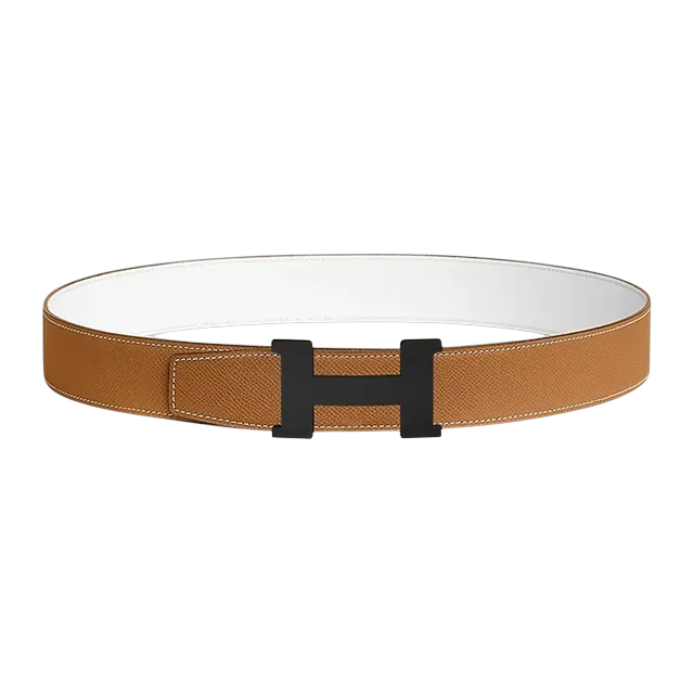 Hermès Boucle Constance 38Mm White Brown — Authentic Accessories at CLZTURE