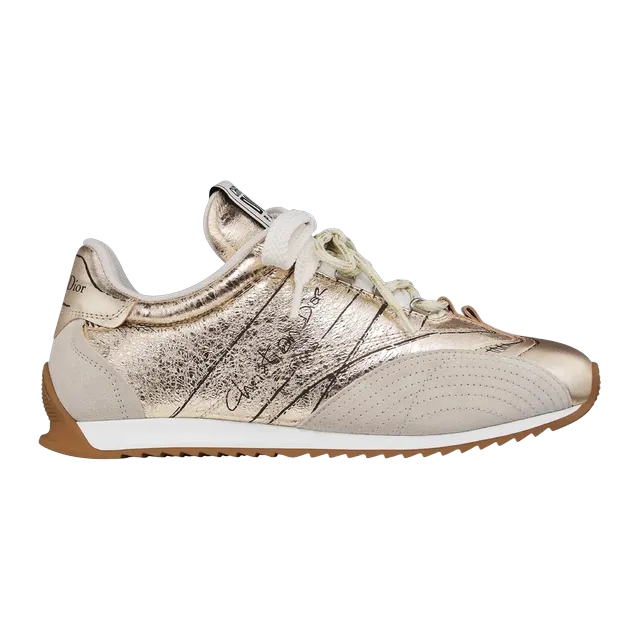 Dior Sneaker D-Sketch Beige Gold — Authentic Shoes & Footwear at CLZTURE