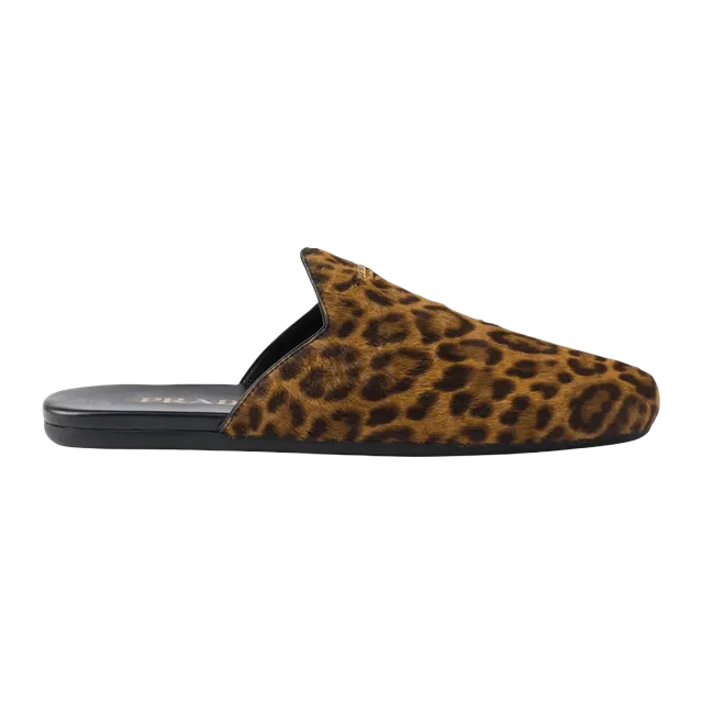 Prada Leopard-Print Leather Brown — Authentic Prada in stock at CLZTURE