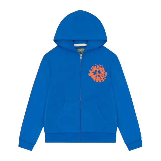 Denim Tears Denim University Zip Hoodie Royal Blue — Authentic Hoodies & Sweats at CLZTURE