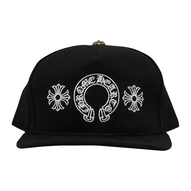 Chrome Hearts Horseshoe Denim Snapback Black — Authentic Accessories at CLZTURE