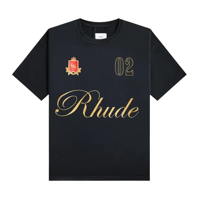 Rhude Script T-Shirt Black — Authentic Rhude in stock at CLZTURE