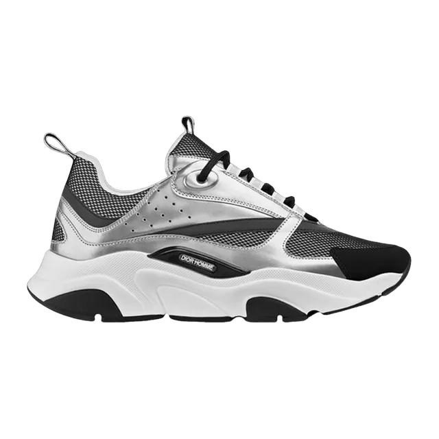 Dior Sneakers B22 Silver Black — Authentic Shoes & Footwear at CLZTURE