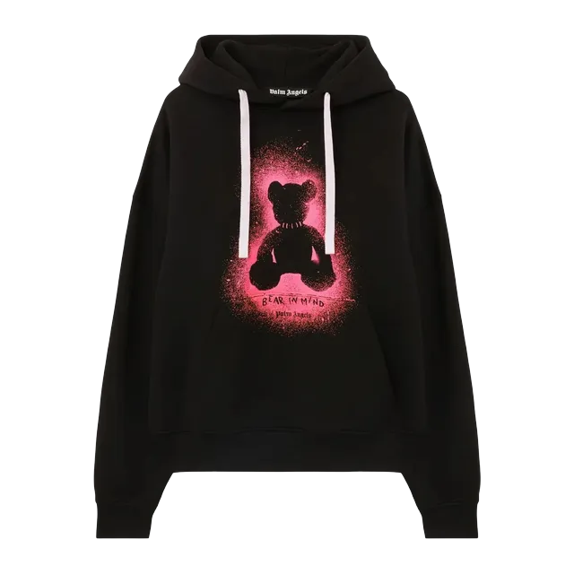 Palm Angels Bear Sprayed Black — Authentic Hoodies & Sweats at CLZTURE