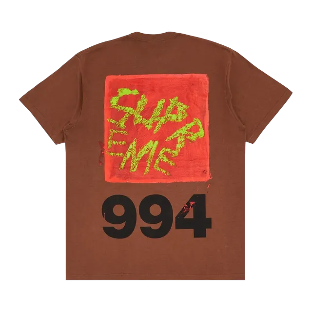 Supreme Paint T-Shirt Brown — Authentic Supreme in stock at CLZTURE