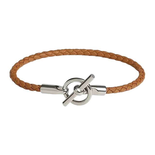 Hermès Bracelet Glénan h Brown — Authentic Jewelry at CLZTURE