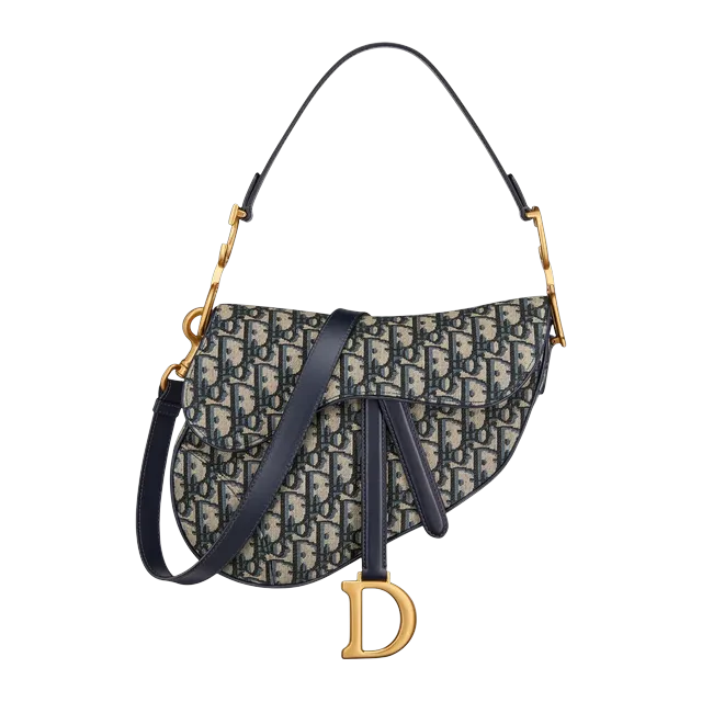 Dior Bag Saddle à Bandoulière Blue — Authentic Bags & Luggage at CLZTURE